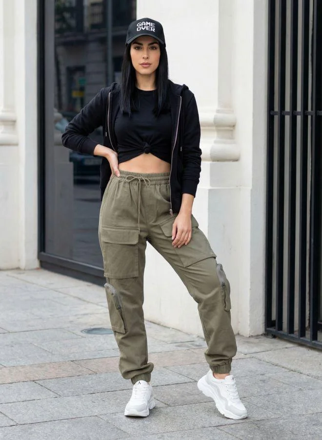 مرفوعة Women Relaxed Fit Solid Hooded Full Sleeves Front Open Sweatshirt